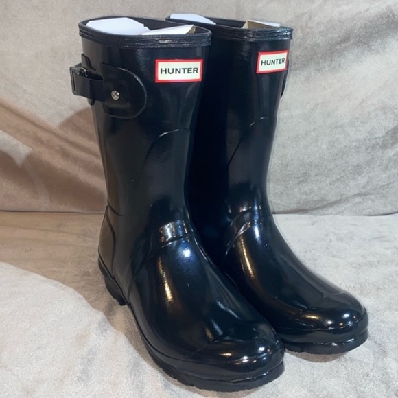 🆕 Women's Original Short Gloss Rain Boots women’s size 9 - Picture 1 of 8